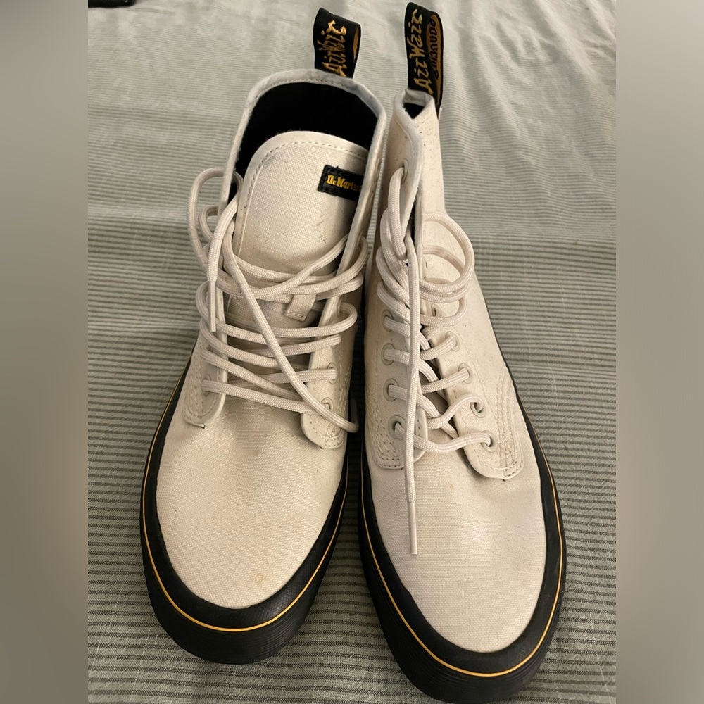 Dr. Marten canvas high top shoes